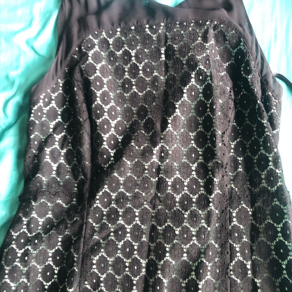 Black and White Lace Dress